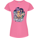 Dungeons & Sloths Role Play Games RPG Womens Petite Cut T-Shirt Azalea