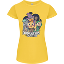 Dungeons & Sloths Role Play Games RPG Womens Petite Cut T-Shirt Yellow