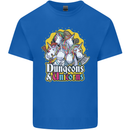 Dungeons & Unicorns Role Play Games RPG Kids T-Shirt Childrens Royal Blue