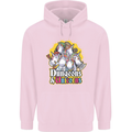 Dungeons & Unicorns Role Play Games RPG Mens 80% Cotton Hoodie Light Pink