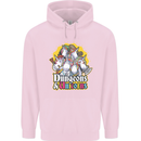 Dungeons & Unicorns Role Play Games RPG Mens 80% Cotton Hoodie Light Pink