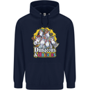 Dungeons & Unicorns Role Play Games RPG Mens 80% Cotton Hoodie Navy Blue