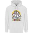 Dungeons & Unicorns Role Play Games RPG Mens 80% Cotton Hoodie White