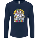 Dungeons & Unicorns Role Play Games RPG Mens Long Sleeve T-Shirt Navy Blue