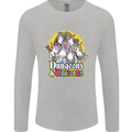 Dungeons & Unicorns Role Play Games RPG Mens Long Sleeve T-Shirt Sports Grey