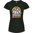 Dungeons & Unicorns Role Play Games RPG Womens Petite Cut T-Shirt Black