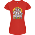 Dungeons & Unicorns Role Play Games RPG Womens Petite Cut T-Shirt Red