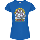 Dungeons & Unicorns Role Play Games RPG Womens Petite Cut T-Shirt Royal Blue