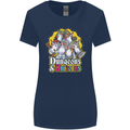 Dungeons & Unicorns Role Play Games RPG Womens Wider Cut T-Shirt Navy Blue