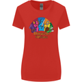 Dungeons n Meeples Role Play Games RPG Womens Wider Cut T-Shirt Red