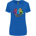 Dungeons n Meeples Role Play Games RPG Womens Wider Cut T-Shirt Royal Blue