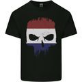 Dutch Skull Holland Gym Flag Biker Kids T-Shirt Childrens Black
