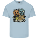 EW People Funny Halloween Alien Zombie Kids T-Shirt Childrens Light Blue