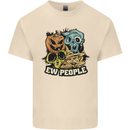 EW People Funny Halloween Alien Zombie Mens Cotton T-Shirt Tee Top Natural
