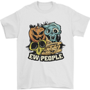 EW People Funny Halloween Alien Zombie Mens T-Shirt 100% Cotton White