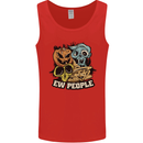EW People Funny Halloween Alien Zombie Mens Vest Tank Top Red