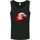 Eagle Head Watercolour Mens Vest Tank Top Black
