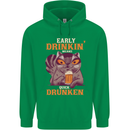 Early Drinkin' Quick Drunken Funny Alcohol Beer Childrens Kids Hoodie Irish Green