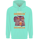 Early Drinkin' Quick Drunken Funny Alcohol Beer Childrens Kids Hoodie Peppermint