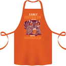 Early Drinkin' Quick Drunken Funny Alcohol Beer Cotton Apron 100% Organic Orange