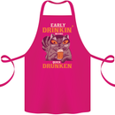 Early Drinkin' Quick Drunken Funny Alcohol Beer Cotton Apron 100% Organic Pink