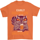 Early Drinkin' Quick Drunken Funny Alcohol Beer Mens T-Shirt 100% Cotton Orange