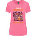 Early Drinkin' Quick Drunken Funny Alcohol Beer Womens Wider Cut T-Shirt Azalea