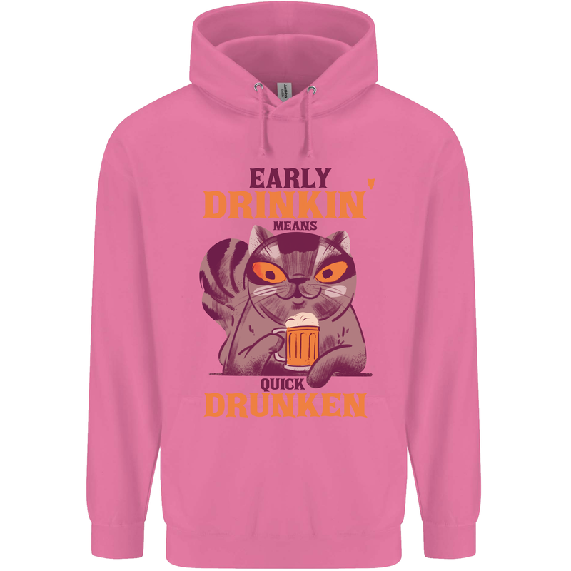 Early Drinkin' Quick Drunken Funny Beer Alcohol Childrens Kids Hoodie Azalea
