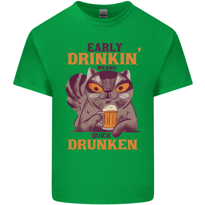 Early Drinkin' Quick Drunken Funny Beer Alcohol Kids T-Shirt Childrens Irish Green