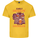 Early Drinkin' Quick Drunken Funny Beer Alcohol Kids T-Shirt Childrens Yellow