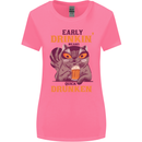Early Drinkin' Quick Drunken Funny Beer Alcohol Womens Wider Cut T-Shirt Azalea