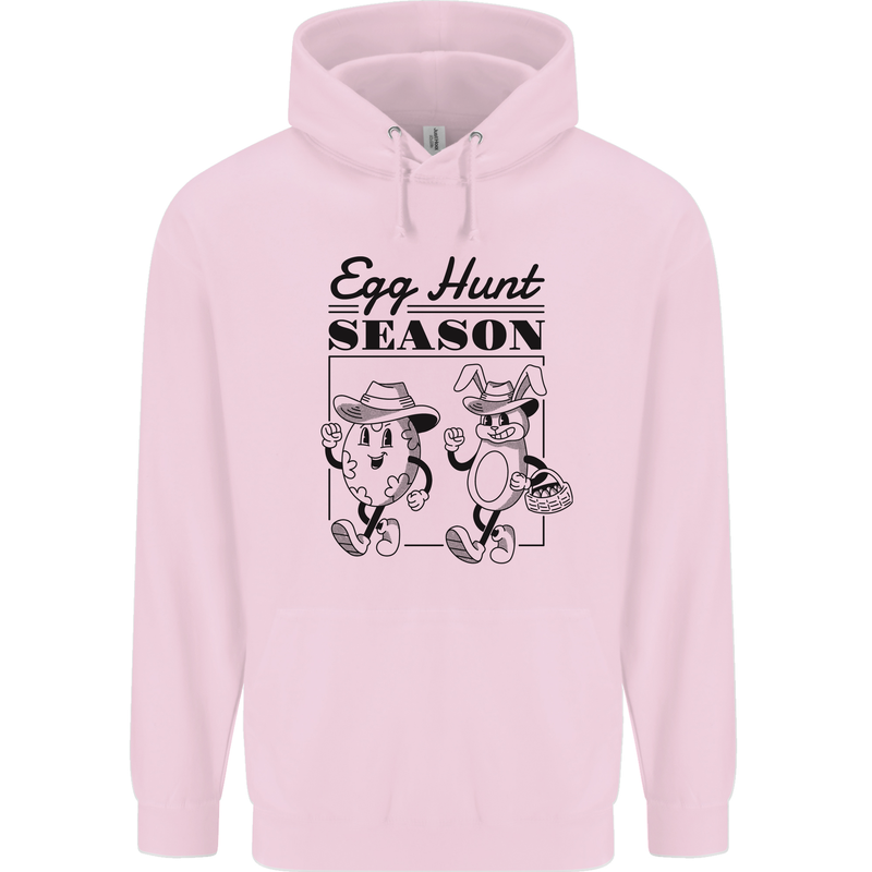 Easter Egg Hunt Season Childrens Kids Hoodie Light Pink
