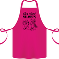 Easter Egg Hunt Season Cotton Apron 100% Organic Pink