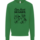 Easter Egg Hunt Season Kids Sweatshirt Jumper Irish Green