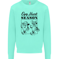 Easter Egg Hunt Season Kids Sweatshirt Jumper Peppermint