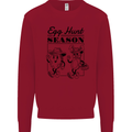 Easter Egg Hunt Season Kids Sweatshirt Jumper Red