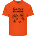Easter Egg Hunt Season Mens Cotton T-Shirt Tee Top Orange