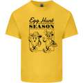 Easter Egg Hunt Season Mens Cotton T-Shirt Tee Top Yellow