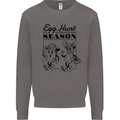 Easter Egg Hunt Season Mens Sweatshirt Jumper Charcoal