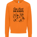 Easter Egg Hunt Season Mens Sweatshirt Jumper Orange