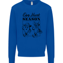 Easter Egg Hunt Season Mens Sweatshirt Jumper Royal Blue