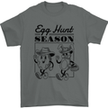 Easter Egg Hunt Season Mens T-Shirt 100% Cotton Charcoal