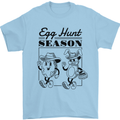 Easter Egg Hunt Season Mens T-Shirt 100% Cotton Light Blue