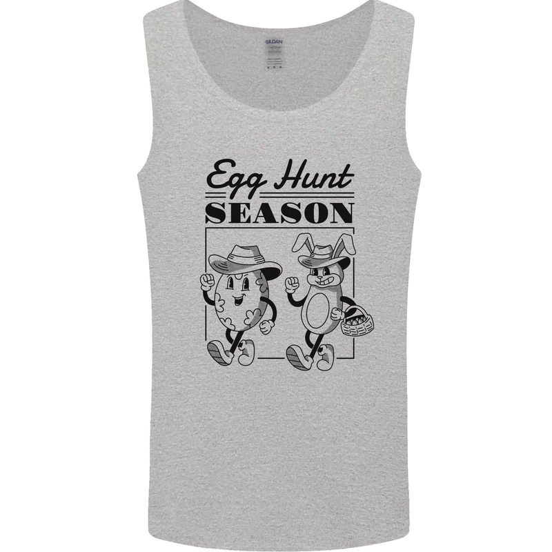 Easter Egg Hunt Season Mens Vest Tank Top Sports Grey