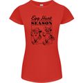 Easter Egg Hunt Season Womens Petite Cut T-Shirt Red