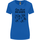 Easter Egg Hunt Season Womens Wider Cut T-Shirt Royal Blue