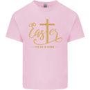 Easter For He is Risen Christian Christianity Jesus Kids T-Shirt Childrens Light Pink