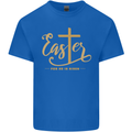 Easter For He is Risen Christian Christianity Jesus Kids T-Shirt Childrens Royal Blue