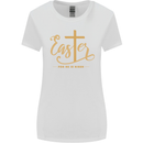 Easter For He is Risen Christian Christianity Jesus Womens Wider Cut T-Shirt White