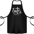 Easter For He is Risen Christian Jesus Christianity Cotton Apron 100% Organic Black